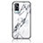 Coque Contour Silicone et Vitre Motif Fantaisie Miroir Etui Housse pour Vivo Y51A Blanc