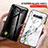 Coque Contour Silicone et Vitre Motif Fantaisie Miroir Etui Housse pour Xiaomi Black Shark 4S 5G Petit