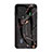 Coque Contour Silicone et Vitre Motif Fantaisie Miroir Etui Housse pour Xiaomi Black Shark 5 5G Or et Noir