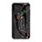 Coque Contour Silicone et Vitre Motif Fantaisie Miroir Etui Housse pour Xiaomi Black Shark 5 Pro 5G Or et Noir