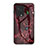 Coque Contour Silicone et Vitre Motif Fantaisie Miroir Etui Housse pour Xiaomi Black Shark 5 Pro 5G Rouge