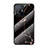 Coque Contour Silicone et Vitre Motif Fantaisie Miroir Etui Housse pour Xiaomi Mi 11T 5G Or et Noir