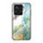 Coque Contour Silicone et Vitre Motif Fantaisie Miroir Etui Housse pour Xiaomi Mi Mix 4 5G Vert