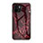 Coque Contour Silicone et Vitre Motif Fantaisie Miroir Etui Housse pour Xiaomi Poco C51 Rouge