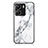 Coque Contour Silicone et Vitre Motif Fantaisie Miroir Etui Housse pour Xiaomi Poco C65 Blanc