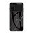 Coque Contour Silicone et Vitre Motif Fantaisie Miroir Etui Housse pour Xiaomi Poco M4 5G Noir