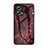 Coque Contour Silicone et Vitre Motif Fantaisie Miroir Etui Housse pour Xiaomi Poco X4 GT 5G Rouge