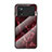 Coque Contour Silicone et Vitre Motif Fantaisie Miroir Etui Housse pour Xiaomi Poco X4 Pro 5G Rouge