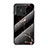 Coque Contour Silicone et Vitre Motif Fantaisie Miroir Etui Housse pour Xiaomi Redmi 10C 4G Or et Noir