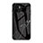 Coque Contour Silicone et Vitre Motif Fantaisie Miroir Etui Housse pour Xiaomi Redmi A1 Noir