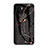 Coque Contour Silicone et Vitre Motif Fantaisie Miroir Etui Housse pour Xiaomi Redmi A1 Or et Noir