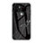 Coque Contour Silicone et Vitre Motif Fantaisie Miroir Etui Housse pour Xiaomi Redmi A1 Plus Noir