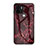 Coque Contour Silicone et Vitre Motif Fantaisie Miroir Etui Housse pour Xiaomi Redmi A1 Plus Rouge