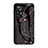 Coque Contour Silicone et Vitre Motif Fantaisie Miroir Etui Housse pour Xiaomi Redmi K50 Ultra 5G Or et Noir