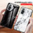 Coque Contour Silicone et Vitre Motif Fantaisie Miroir Etui Housse pour Xiaomi Redmi Note 10 Pro 4G Petit