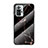 Coque Contour Silicone et Vitre Motif Fantaisie Miroir Etui Housse pour Xiaomi Redmi Note 10 Pro Max Or et Noir