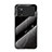 Coque Contour Silicone et Vitre Motif Fantaisie Miroir Etui Housse pour Xiaomi Redmi Note 11E Pro 5G Noir