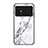 Coque Contour Silicone et Vitre Motif Fantaisie Miroir Etui Housse pour Xiaomi Redmi Note 11R 5G Blanc