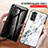 Coque Contour Silicone et Vitre Motif Fantaisie Miroir Etui Housse pour Xiaomi Redmi Note 11S 4G Petit