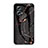 Coque Contour Silicone et Vitre Motif Fantaisie Miroir Etui Housse pour Xiaomi Redmi Note 11T Pro 5G Or et Noir