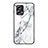 Coque Contour Silicone et Vitre Motif Fantaisie Miroir Etui Housse pour Xiaomi Redmi Note 11T Pro+ Plus 5G Blanc