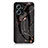 Coque Contour Silicone et Vitre Motif Fantaisie Miroir Etui Housse pour Xiaomi Redmi Note 12 4G Or et Noir