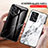 Coque Contour Silicone et Vitre Motif Fantaisie Miroir Etui Housse pour Xiaomi Redmi Note 12 Pro 5G Petit