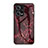 Coque Contour Silicone et Vitre Motif Fantaisie Miroir Etui Housse pour Xiaomi Redmi Note 12 Pro 5G Rouge