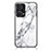 Coque Contour Silicone et Vitre Motif Fantaisie Miroir Etui Housse pour Xiaomi Redmi Note 12 Turbo 5G Blanc