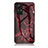 Coque Contour Silicone et Vitre Motif Fantaisie Miroir Etui Housse pour Xiaomi Redmi Note 12S Rouge