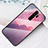 Coque Contour Silicone et Vitre Motif Fantaisie Miroir Etui Housse pour Xiaomi Redmi Note 8 Pro Violet