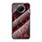 Coque Contour Silicone et Vitre Motif Fantaisie Miroir Etui Housse pour Xiaomi Redmi Note 9 5G Rouge