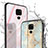 Coque Contour Silicone et Vitre Motif Fantaisie Miroir Etui Housse S01 pour Huawei Mate 20 Petit