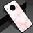 Coque Contour Silicone et Vitre Motif Fantaisie Miroir Etui Housse S01 pour Huawei Mate 30 5G Rose