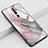 Coque Contour Silicone et Vitre Motif Fantaisie Miroir Etui Housse S01 pour Oppo A11 Gris