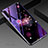 Coque Contour Silicone et Vitre Motif Fantaisie Miroir Etui Housse S02 pour Samsung Galaxy Note 10 5G Violet