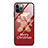 Coque Contour Silicone et Vitre Motif Noel Miroir Etui Housse pour Apple iPhone 12 Pro Vin Rouge