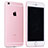 Coque Contour Silicone et Vitre Transparente Mat pour Apple iPhone 6S Plus Rose Petit