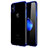 Coque Contour Silicone et Vitre Transparente Mat pour Apple iPhone Xs Bleu