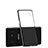 Coque Contour Silicone et Vitre Transparente Mat pour Samsung Galaxy Note 8 Noir Petit