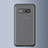 Coque Contour Silicone et Vitre Transparente Mat pour Samsung Galaxy S10 5G Noir Petit