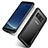 Coque Contour Silicone et Vitre Transparente Mat pour Samsung Galaxy S8 Noir Petit