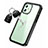 Coque Contour Silicone et Vitre Transparente Miroir 360 Degres pour Apple iPhone 12 Mini Noir Petit