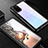 Coque Contour Silicone et Vitre Transparente Miroir 360 Degres pour Samsung Galaxy S20 Plus 5G Noir Petit