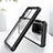 Coque Contour Silicone et Vitre Transparente Miroir 360 Degres pour Samsung Galaxy S20 Ultra Noir Petit