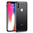 Coque Contour Silicone et Vitre Transparente Miroir 360 Degres T05 pour Apple iPhone X Noir