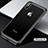 Coque Contour Silicone et Vitre Transparente Miroir 360 Degres T05 pour Apple iPhone Xs Noir Petit