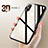 Coque Contour Silicone et Vitre Transparente Miroir 360 Degres T06 pour Apple iPhone Xs Noir Petit