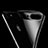 Coque Contour Silicone et Vitre Transparente Miroir pour Apple iPhone 8 Plus Noir