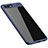 Coque Contour Silicone et Vitre Transparente Miroir pour Huawei Honor V10 Bleu Petit